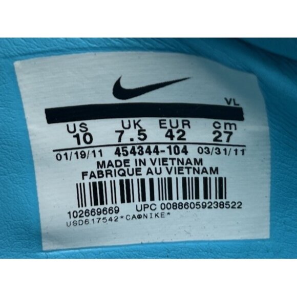 Nike CTR360 Libretto II FG Soccer Cleats 454344-104 Women’s Sz 10 / Men’s Sz 8.5 - Picture 10 of 10